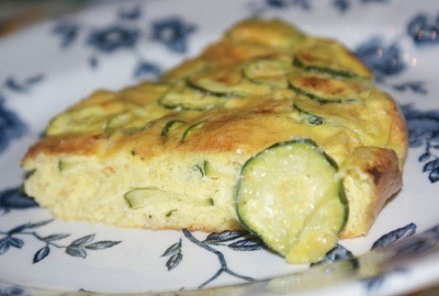 омлет с кабачком