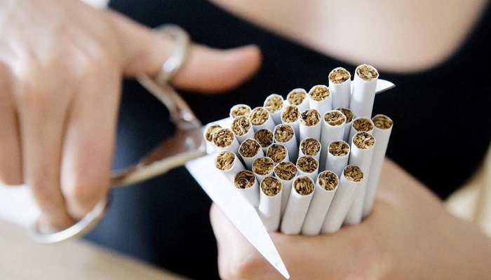 При лечении язвы желудка нужно отказаться от сигарет
